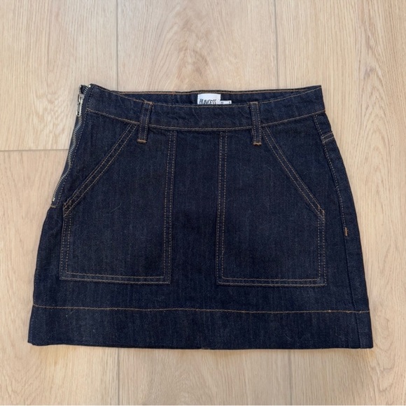 Princess Polly dark wash denim mini skirt - Picture 4 of 5